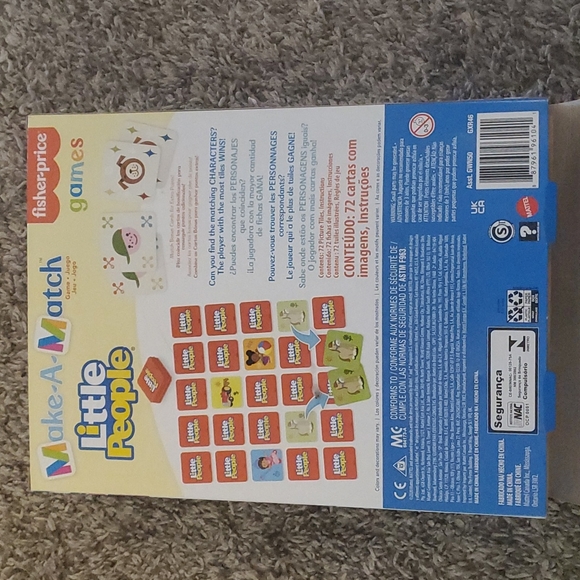 Fisher Price Make a Match Memory Game - new - Picture 2 of 5